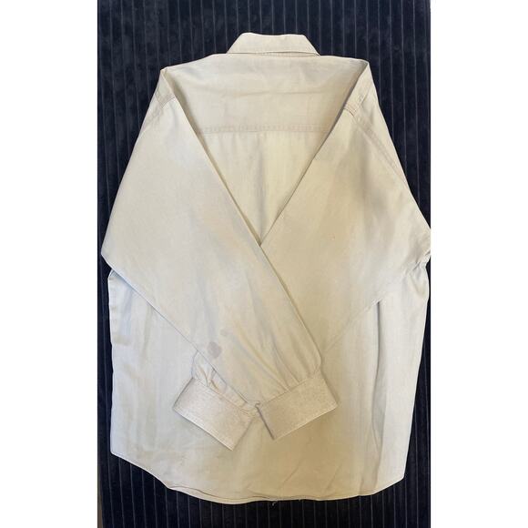 Bugle Boy Company Men's Button-Down Long Sleeve Shirt Size M, Embroidered Pocket - Picture 3 of 3